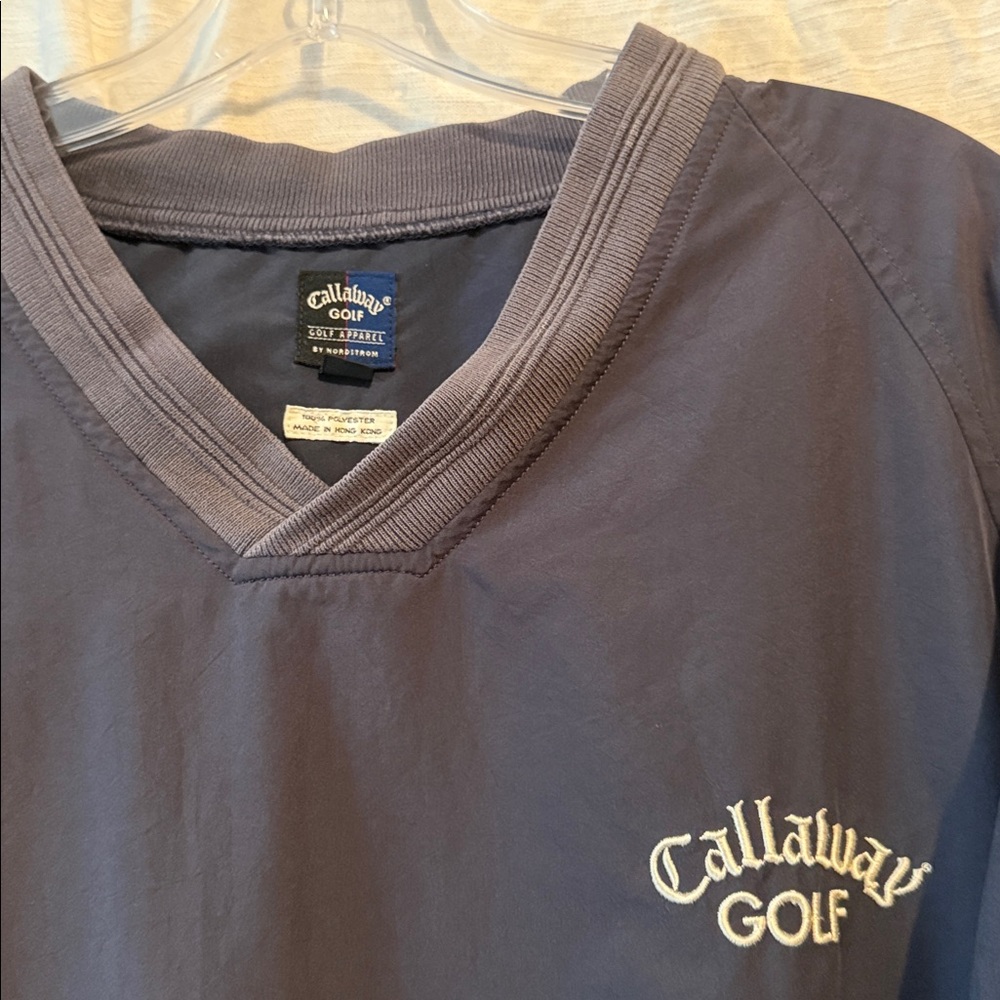 Callaway Gold Men's Blue V Neck Sweater in XL - Picture 5 of 9